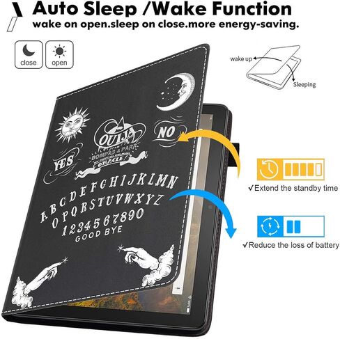 Case for Amazon Kindle Fire HD 10 & Fire HD 10 Plus Tablet (11th Generation, 2021 Release), Premium PU Leather Stand Cover with Smart Auto Wake, American Flag Deer in Kuwait