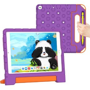 Kids Case for New iPad 9th Generation Case, iPad 10.2 Case 2021/2020/2019, iPad 8th/7th Generation Case, Shockproof Handle Stand Kids Case for 10.5 Inch iPad Air 3rd Gen/iPad Pro 2017, Blue
