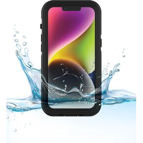 Body Glove Tidal Waterproof Case with Magsafe for iPhone 14 Pro Max Clear/Black