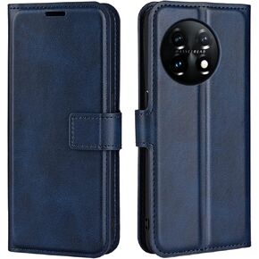 Flip Case for OnePlus 11 Wallet PU Leather Magnetic Protective Cellphone Case for One Plus 11 Folio Book Cover with Stand (Brown)