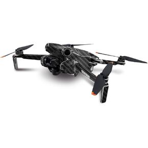 MightySkins Carbon Fiber Skin Compatible with DJI Mini 4 Pro - Hex Rays | Protective, Durable Textured Carbon Fiber Finish | Easy to Apply, Remove, and Change Styles