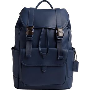 Coach League Flap Backpack, Charcoal Signature