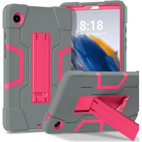 Case for Galaxy Tab A9 8.7 2023 Case, Heavy Duty Hard PC Soft Silicone Shockproof High Impact Protective Case for Samsung Galaxy Tab A9 8.7 Inch 2023 SM-X110 SM-X115 (Black+Blue)