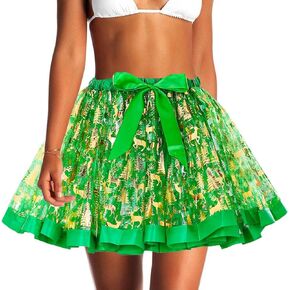Rainbow Tutu Skirts Colorful Tulle Tutu Christmas Tutu Party Dance Skirt Running Skirts for Women and Girls