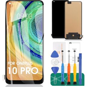 TFT for Oneplus 10 Pro Screen Replacement for Oneplus 10 Pro LCD Digitizer Repair Kits for Oneplus 10 Pro NE2210 Touch Screen Display Assembly Replacement NE2211 NE2213 NE2215 NE2217