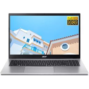 acer Aspire 3 15.6"" FHD Laptop for Business and Students, AMD Ryzen 7 5700U(> i7-11390H), 32GB RAM, 1TB NVMe SSD, WiFi 6, Numeric Pad, HDMI, USB-C, RJ-45, Win 11, w/CUE Accessories, Silver