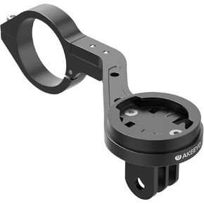 Out Front Mount for Garmin Edge GPS, XOSS G/G+, iGPSPORT, 18mm-38mm Handlebar AKY-710S Bike Mount