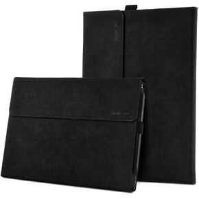 Case for Surface Pro 7 Plus/Pro 7 / Pro 6 / Pro 5 / Pro 4 with Stylus Holder, Multiple Angle Polyester Slim Lightweight Cover, Compatible with Type Cover Keyboard
