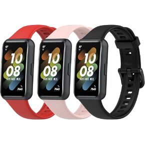 FitTurn Wrist Strap Compatible for Huawei Band 7 Watch Band Compatible for Huawei Band 7 Sport Strap Quick Release Replacement Wristband for Woman Man