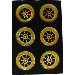 EMF Stickers Blocker Neutralize Shield Protection for Cell Phones cased and Electronic Devices WiFi 5G Tablets Laptops Computers TV Monitors (6 Pcs Sliver)
