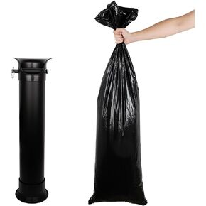 watchget 25-Pack Large Garbage Bags for Espresso Knock Box - Heavy Duty Liners for Commercial Floor Standing Coffee Dump Bins Essential Coffee Shop Accessories