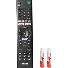 RMT-TX300U Remote Control Compatible with Sony TV KD-55X720E KD-49X720E KD-43X720E KD-49X700E KD-43X700E KD-55X700E KD-60X690E Replacement Controller with Netflix You Tube Buttons with Batteries