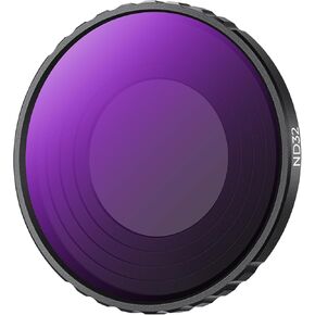 K&F Concept ND32 (5 Stop) Lens Filter for DJI Osmo Action 5 Pro/Osmo Action 4, 28 Multi-Coated Neutral Density Light Reduction Filter, Optical Glass/Aluminum Alloy Frame