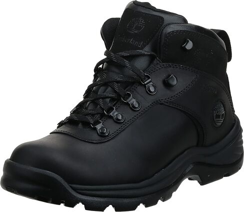 Timberland Men's Flume Mid Waterproof Hiking Boot, Black Full-Grain-NEW 2024, 7.5 in Saudi Arabia