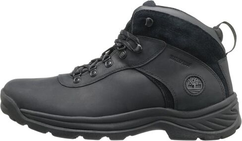 Timberland Men's Flume Mid Waterproof Hiking Boot, Black Full-Grain-NEW 2024, 7.5 in Saudi Arabia