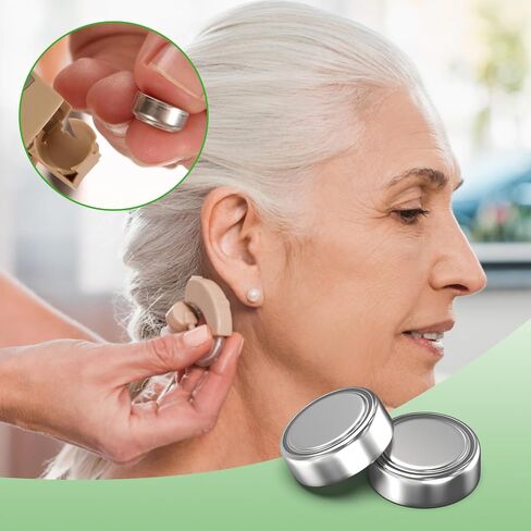 Size 312 Hearing Aid Batteries 50 Count, 1.45 Volt Zinc-Air Batteries, PR41, P312, ZA312 Mercury Free Batteries in Saudi Arabia