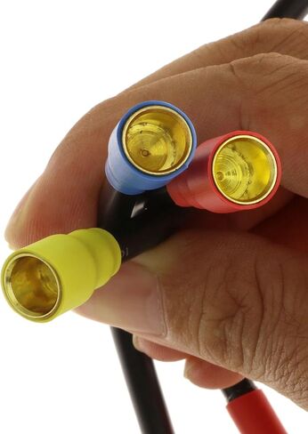 Replacement 6.5mm Male to 8mm Female Bullet Connector Extension Wire Adapter 10AWG 4.9 Inch for RC Motor & ESC in Kuwait