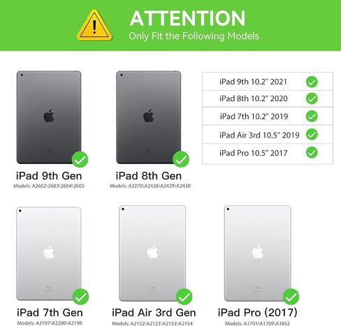 Kids Case for New iPad 9th Generation Case, iPad 10.2 Case 2021/2020/2019, iPad 8th/7th Generation Case, Shockproof Handle Stand Kids Case for 10.5 Inch iPad Air 3rd Gen/iPad Pro 2017, Blue in Saudi Arabia