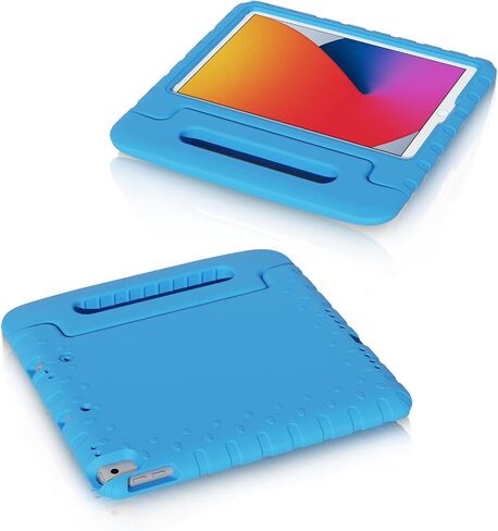 Kids Case for New iPad 9th Generation Case, iPad 10.2 Case 2021/2020/2019, iPad 8th/7th Generation Case, Shockproof Handle Stand Kids Case for 10.5 Inch iPad Air 3rd Gen/iPad Pro 2017, Blue in Saudi Arabia