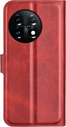 Flip Case for OnePlus 11 Wallet PU Leather Magnetic Protective Cellphone Case for One Plus 11 Folio Book Cover with Stand (Brown) in Saudi Arabia