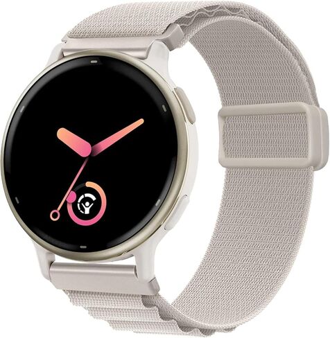أحزمة ساعة Abanen Loop من النايلون لـ Garmin Vivoactive 5، 20 ملم حزام معصم رياضي ناعم خفيف الوزن من النايلون مع إغلاق مغناطيسي قابل للتعديل لـ Garmin Venu Sq/Venu 2 Plus in Kuwait