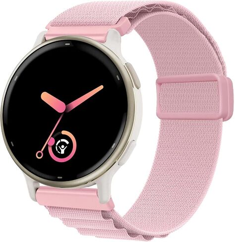 أحزمة ساعة Abanen Loop من النايلون لـ Garmin Vivoactive 5، 20 ملم حزام معصم رياضي ناعم خفيف الوزن من النايلون مع إغلاق مغناطيسي قابل للتعديل لـ Garmin Venu Sq/Venu 2 Plus in Kuwait