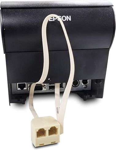APG CASH DRAWER APG Printer Interface Cable | CD-D1D2EP | Dual Drawer Splitter Cable | RJ-12 Male Splitter Cable with MultiPRO Interface | Compatible with Epson Printers in Saudi Arabia