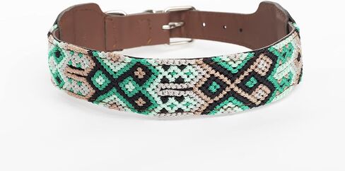 XUXO Dog Collar, Vegan Leather, Handmade, Durable, Valladolid, M in Saudi Arabia