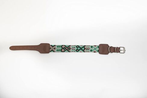 XUXO Dog Collar, Vegan Leather, Handmade, Durable, Valladolid, M in Saudi Arabia