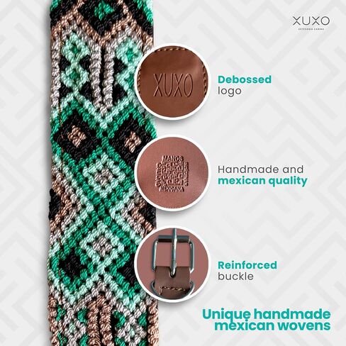 XUXO Dog Collar, Vegan Leather, Handmade, Durable, Valladolid, M in Saudi Arabia
