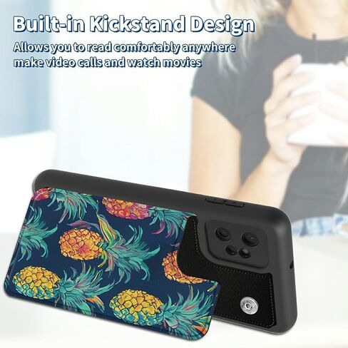 for Moto G Power 5G 2023 Case Wallet Case with Card Holder Dual Layer Hybrid PU Leather Kickstand Magnetic Buckles Phone Case for Motorola Moto G Power 2023 6.5 inch - Blue Purple Galaxy in Saudi Arabia