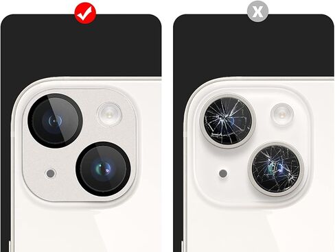 واقي عدسة الكاميرا SaharaCase ZeroDamage FlexiGlass HD [عبوة من قطعتين] لكاميرا iPhone 13 Pro Max مقاس 6.7 بوصات (2021) - مضادة للخدش ومضادة لبصمات الأصابع وسهلة التركيب in Saudi Arabia