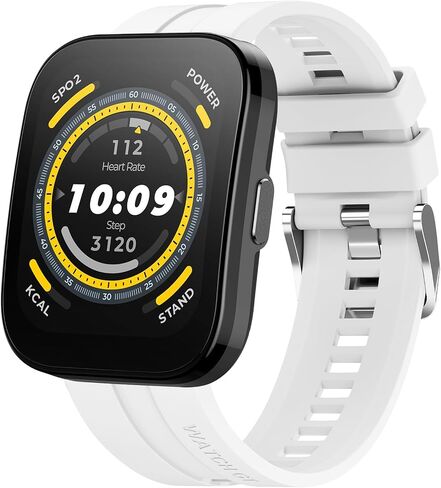 حزام ساعة بديل من Tobfit متوافق مع Amazfit Bip 5/GTR 4/GTR 3 Pro/GTR 3/GTR 2e/GTR 2/GTR 47 مم، أحزمة معصم من السيليكون للنساء والرجال 22 مم سريعة الإصدار متوافقة مع ساعة Amazfit الذكية in Saudi Arabia