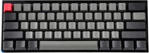 NPKC Black Gray Mixed Dolch Thick PBT 104 87 61 Keycaps OEM Profile Key caps for MX Mechanical Keyboard (61 Side Print)(Only Keycap) in Kuwait
