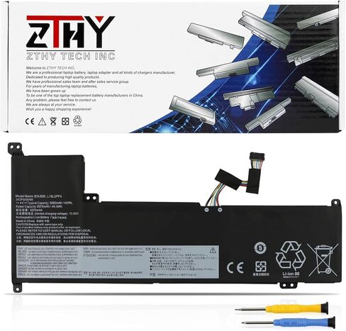 استبدال بطارية الكمبيوتر المحمول ZTHY L19C3PF6 L19L3PF4 لجهاز Lenovo IdeaPad 3-17ADA05 3-17ARE05 3-17IIL05 3-17IML05 V17-IIL Series L19L4PF2 L19D4PF2 5B10W89838 SB10W89845 5B10W89839 11.4 فولت 42 واط ساعي 3735 مللي أمبير in Saudi Arabia