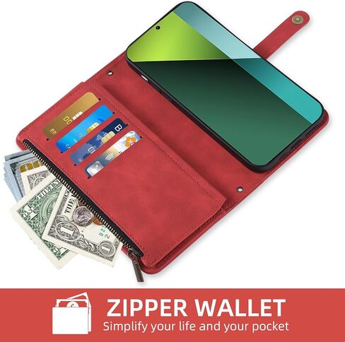 Asuwish Phone Case for Xiaomi Redmi Note 13 Pro 5G / Poco X6 5G Wallet Cover with Screen Protector Crossbody Wrist Strap Leather Flip Pattern Zipper Credit Card Holder Stand Cell 13Pro PocoX6 Blue in Saudi Arabia