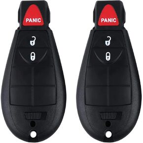 Key Fob Replacement for Dodge Charger Challenger Charger Grand Caravan Chrysler 300, RAM 1500 2500 3500 Keyless Entry Remote Start Control M3N5WY783X, Set of 2