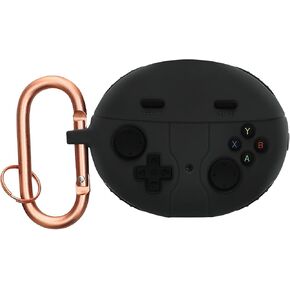 kwmobile Silicone Case Compatible with Huawei Freebuds 5i Case Cover - Game Controller Black