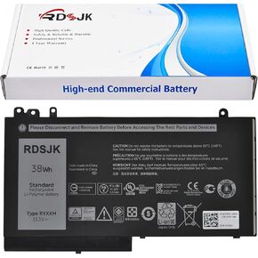RYXXH Laptop Battery for Dell Latitude 11 3150 3160 Latitude 12 5000 5250 E5250 14 5450 E5450 15 5000 5550 E5550 Series 09P4D2 9P4D2 YD8XC 0YD8XC 5TFCY VY9ND R5MD0 R5MDO VVXTW 0VVXTW 0VY9ND 11.1V 38Wh