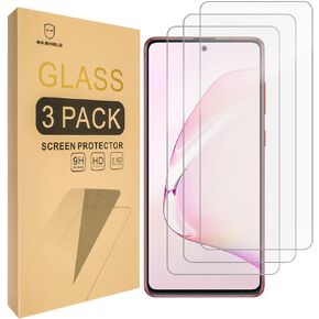 Mr.Shield [3-Pack] Designed For Samsung (Galaxy Note 10 Lite) / Galaxy A81 [Tempered Glass] [Japan Glass with 9H Hardness] Screen Protector with Lifetime Replacement