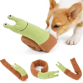 Injoya Trunk or Treat Snuffle Toy for Dogs, Interactive Dog Treat Puzzle, Various Snuffle Patterns & Play Levels, Machine Washable Dog Enrichment Toy, Made of Recycled Materials, All Dog Sizes