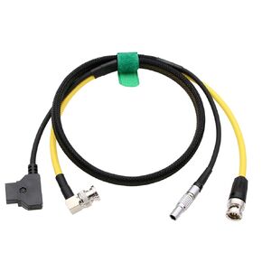 D-TAP Locking DC Power Cable, 12G 4K SDI BNC for Atomos Shogun Ninja V SmallHD 702 Monitor Blackmagic Studio Camera 4K 6K Pro Hollyland Mars 400S Pro Wireless Video Transmission 1m