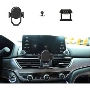 Car Phone Holder for 2022 Honda Accord / 2018-2022 Ten Generations Accord / 2019 inspire Phone Mount Screen Cell Phone Automobile Cradles Hands-Free 360 Degree Rotation