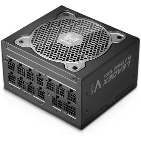 Super Flower Leadex Platinum 1600W 80+ Platinum, ECO Fanless & Silent Mode, Full Modular Power Supply, Dual Ball Bearing Fan, SF-1600F14HP