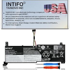 38Wh L20C2PF0 Laptop Battery Compatible with Lenovo IdeaPad 3-14ITL6 3-15ITL6 3-17ITL6 3-14ADA6 3-17IRU7 K14 V14 V15 G2-ITL G2-ALC G4-IRU L20B2PF0 L20L2PF0 L20M2PF0 L20M2PF8 [7.68V 2-Cell]