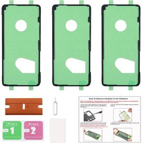 Galaxy Note 20 Back Cover Pre-Cut Tape, Back Door Cover Adhesive Double Sided Tape Replacement for Samsung Galaxy Note 20 with Tools