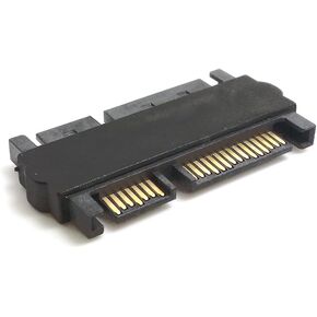 NFHK 3.5" 2.5inch SATA 22Pin 7+15 Male to SATA 22P 7+15 Male Extension convertor Straight Adapter
