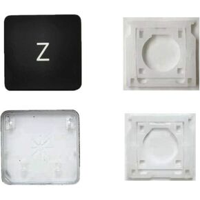 Replacement Individual AP08 Type Z Key Cap and Hinges are Applicable for MacBook Pro Model A1425 A1502 A1398 for MacBook Air Model A1369/A1466 A1370/A1465 Keyboard to Replace The Z Key Cap and Hinge