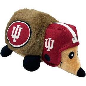 NCAA Ohio State Buckeyes Plush Hedgehog Toy for Dogs & Cats, Cool Soft Pet Toy for Fun and Interactive Play, Dog Chew Toy with Squeaker, Licensed Hot Pet Toy