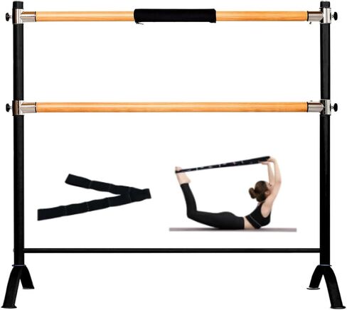 Ballet Barre - Portable Freestanding Adjustable Training Barre - Pro Series with Foam Protector - Multiple Color Options in Saudi Arabia